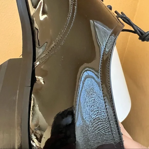 NIB! To Boot New York Aalborg Black Patent Leather Oxfords US8M Retail $395. - Picture 14 of 14